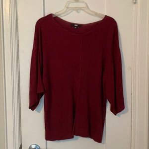 Uniqlo 3/4 Sleeve Flowy Blouse
